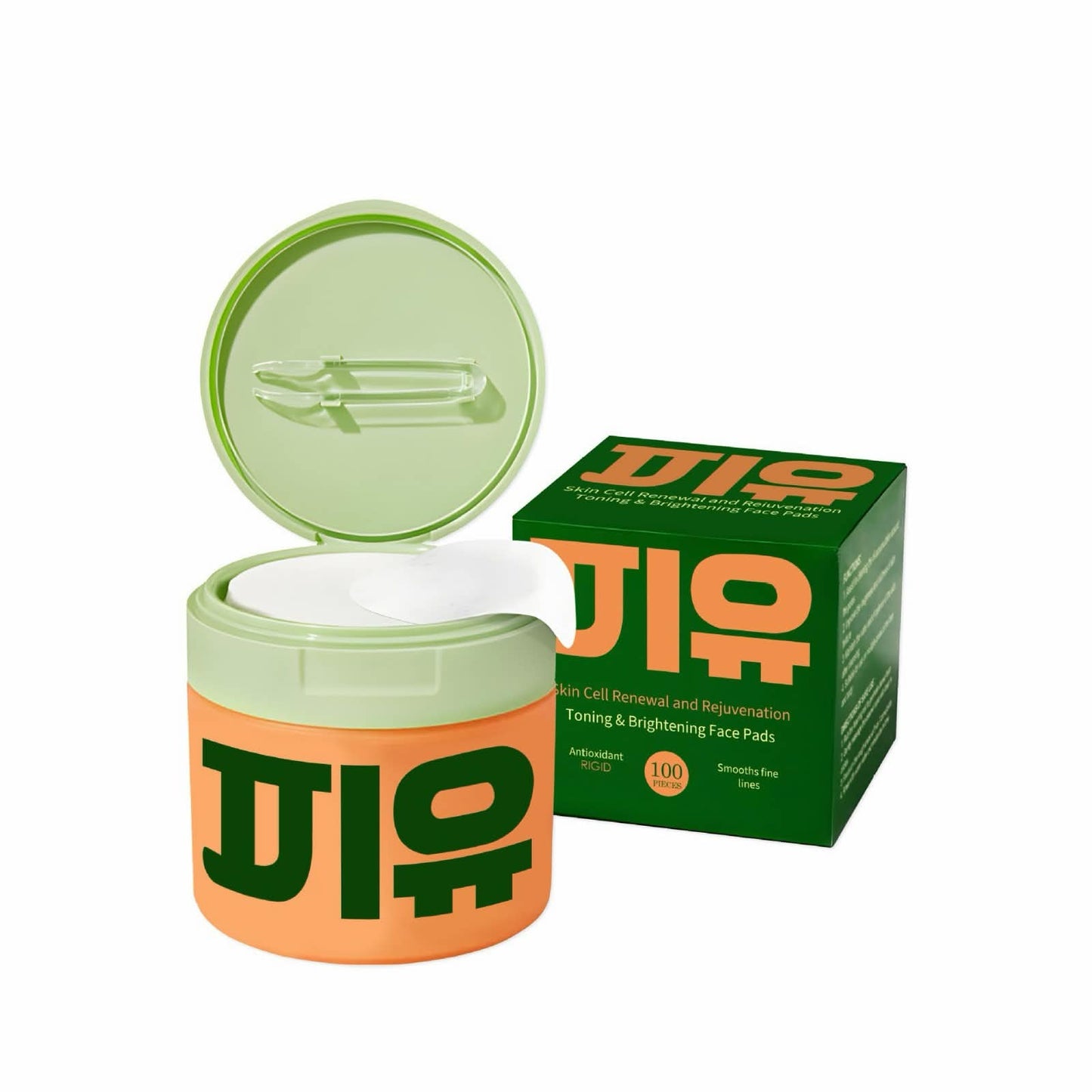 Disques exfoliants nettoyants en coton